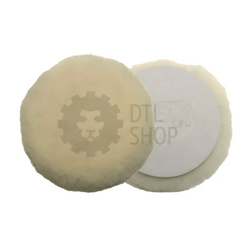 3D Pad Knitted Wool White 6'' - Полировальный̆ круг из шерсти ягненка, 152 мм - 1
