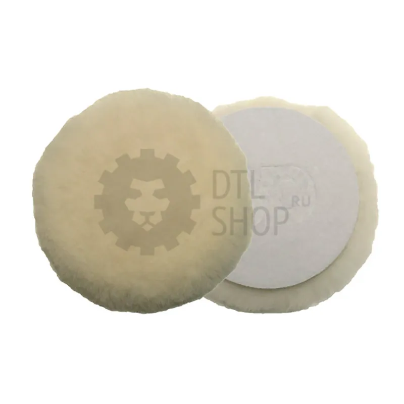 3D Pad Knitted Wool White 7'' - Полировальный̆ круг из шерсти ягненка, 178 мм - 1