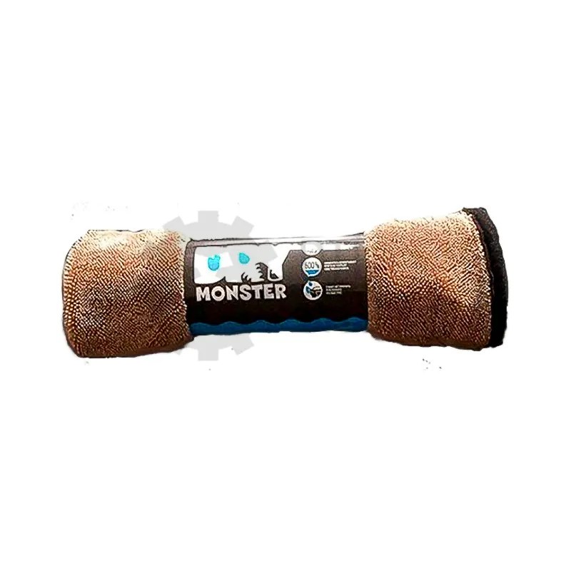 Dry Monster Dry Monster - полотенце из микрофибры, коричневое, 520 гр/м, 55х75 см - 1