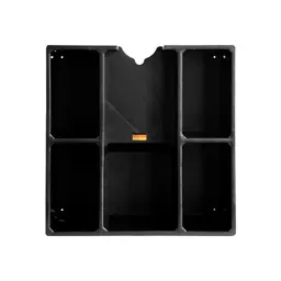 AuTech Держатель для полировальных машинок с дополнительными полками, чёрный