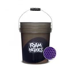 Foam Heroes Detailing Bucket - Ведро с сепаратором для детейлинг мойки, 20 л
