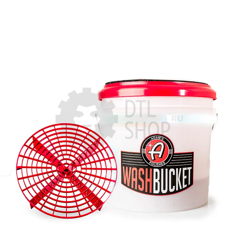 Adam's Polishes Bucket With Great Guard & Snap Seat - Ведро детейлера с сепаратором и крышкой-сиденьем, 12 л, 3 - 1