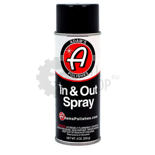 Adam's Polishes In & Out Spray - Покрытие для обновления пластиковых и резиновых элементов, 500 мл - 1