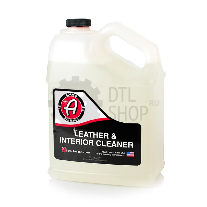 Adam's Polishes Leather & Interior Cleаner - Очиститель кожи и салона, 3.75 л - 1