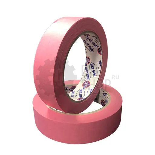 EUROCEL Маскирующая лента 25 мм, розовая - 1