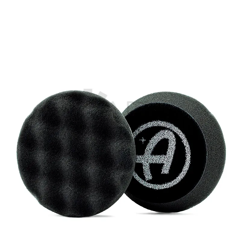 Adam's Polishes 4'' Gray Foam Pad - Полировальный диск рифленый, ультра-мягкий, серый, 80/100мм., 2шт/уп - 1