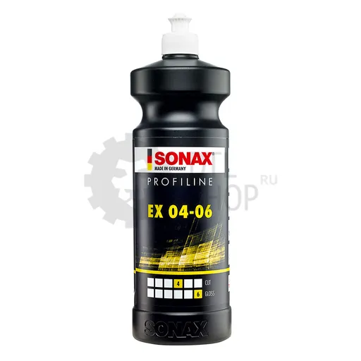 Sonax Ex 04-06 - Антиголограммная полировальная паста для орбитальных машинок, 1 л - 1