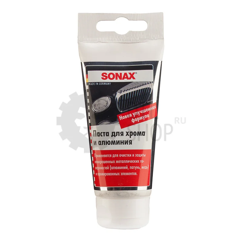 Sonax Chrom & AluPaste - Паста для хрома и алюминия, 75 мл