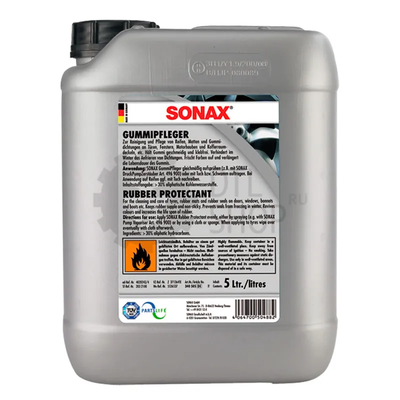 Sonax Gummipfleger - Средство для защиты резины, 5 л - 1