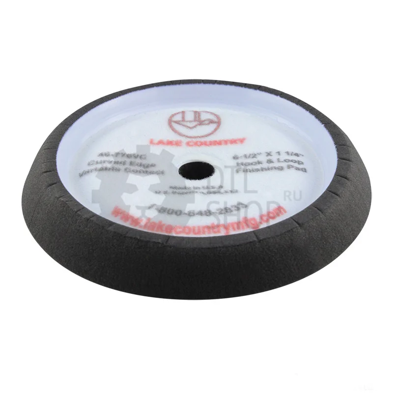 Lake Country Полировальный круг черный мягкий с бортом VC, 165 мм - 2