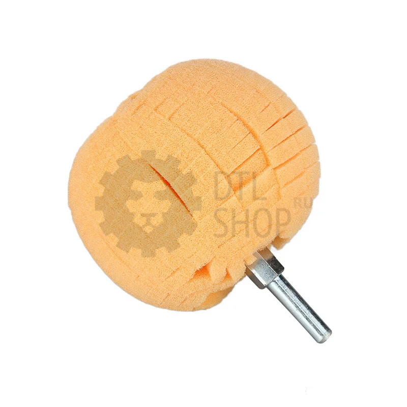 Lake Country Шарообразная насадка для полировки, оражевая, средней жесткости, d76мм - 2