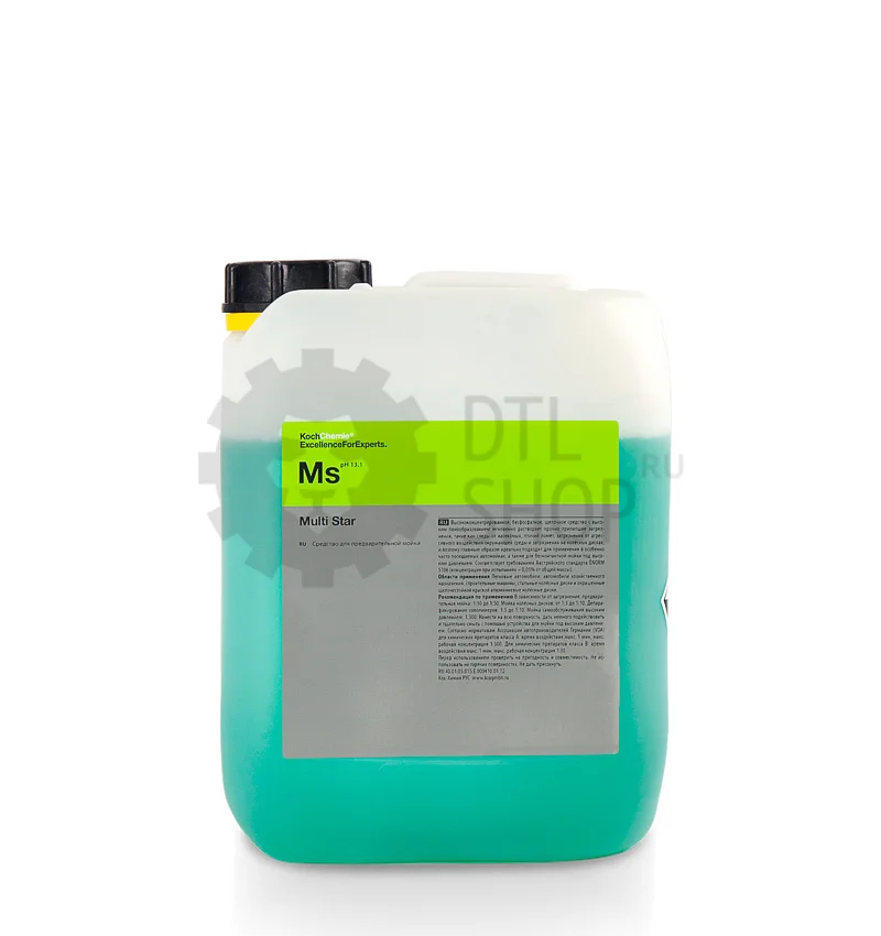Koch Chemie MULTI STAR (VORREINGER B) - Шампунь для бесконтактной мойки, 5 л