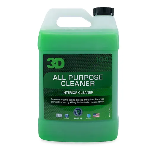 3D All Purpose Cleaner - Биоразлагаемый очиститель на основе ферментов для всех типов поверхностей салона и кузова, 3.78 л - 1