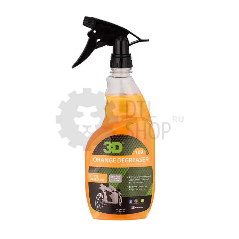 3D Orange Degreaser - Чистящее средство для салона и кузова, 710 мл - 1