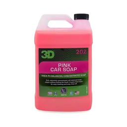 3D Pink Car Soap - Концентрированный pH-сбалансированный шампунь, 3.78 л