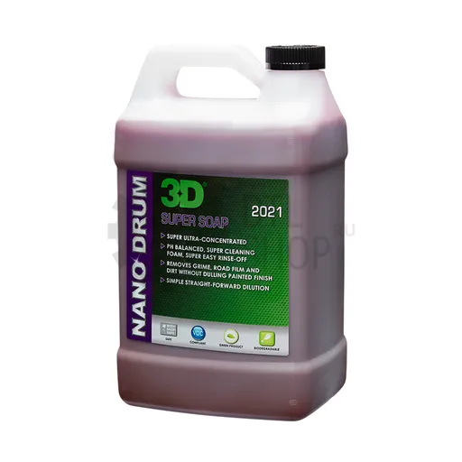 3D Super Soap - Суперконцентрированный шампунь, 3.78 л - 1
