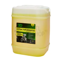 3D Extractor Shampoo - Низкопенный состав для очистки ковров, сидений и обивки, 18.93 л