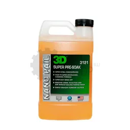3D Super Pre Soak - Шампунь-обезжириватель с высоким pH (супер концентрат), 1.89 л
