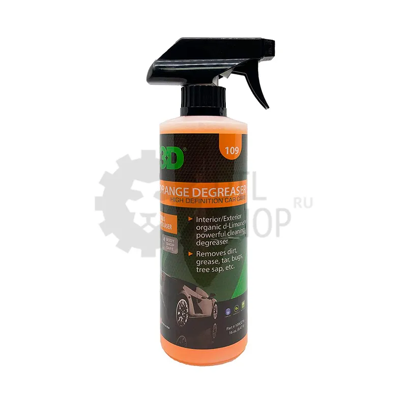 3D Orange Degreaser - Чистящее средство для салона и кузова, 473 мл - 1