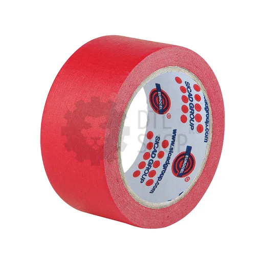 EUROCEL Водостойкая маскирующая лента 25 мм, красная - 1