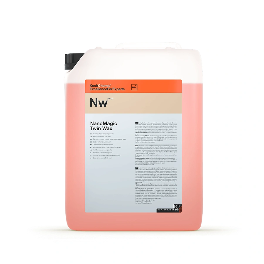 Koch Chemie NANOMAGIC TWIN WAX HIGHTEC NANO-HOCHGLANZKONSERVIERER - Полимерный консервант, 10 л