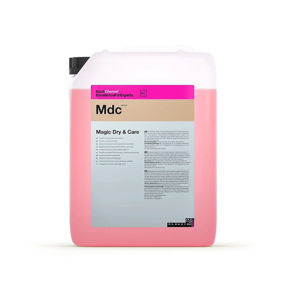 Koch Chemie MAGIC DRY & CARE - NEU - TURBO-TROCKNER M. NANOHOCHGLANZKONSERVIERUNG - Полимерный консервант, 10 л