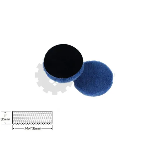 Lake Country Hybrid - Меховой полировальный круг, синий, 80 мм - 1