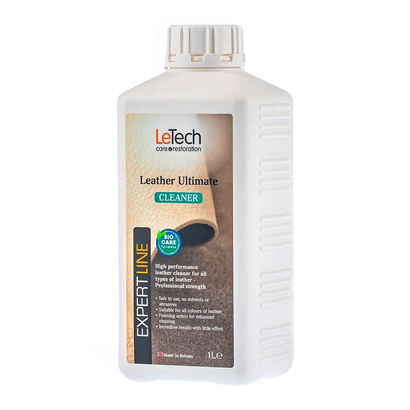 LeTech Leather Ultimate Cleaner BioCare Formula - Средство для чистки кожи, EXPERT LINE, 1 л