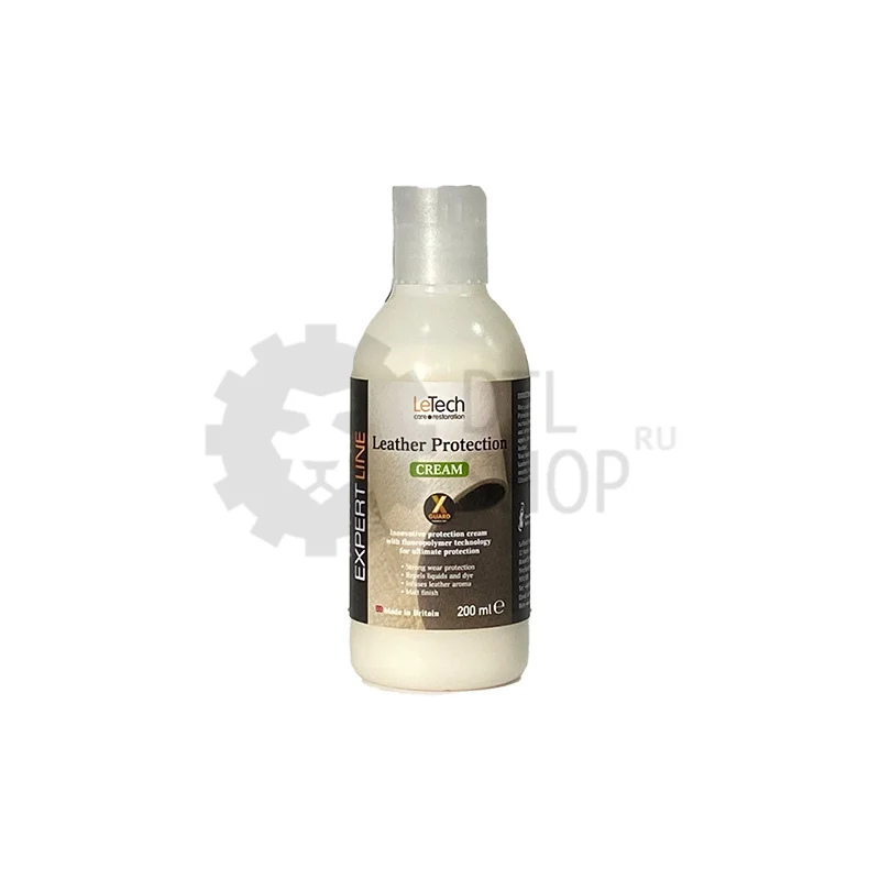 LeTech Leather Protection Cream X-GUARD PROTECTED - Защитный крем для кожи X-GUARD, 200 мл