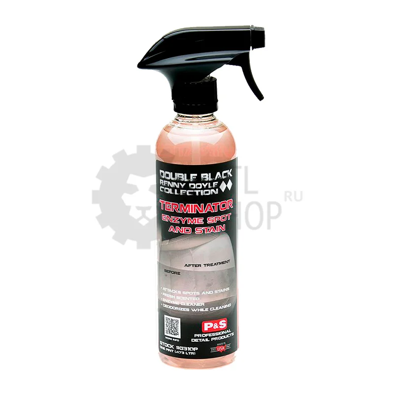 P&S Terminator - Пятновыводитель для текстиля и карпета, 473 мл