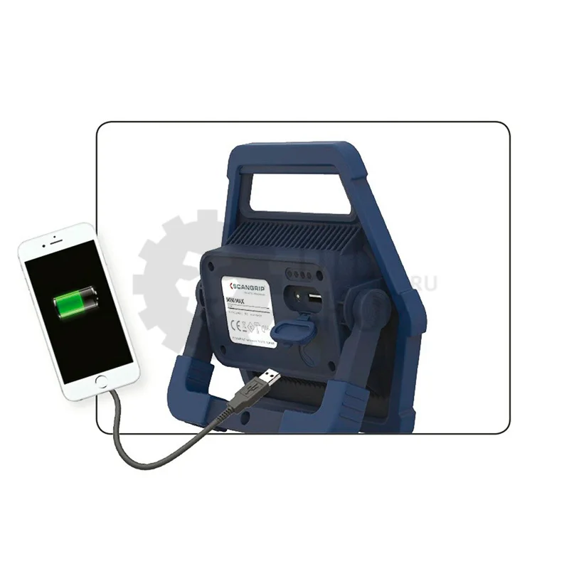 SCANGRIP MINI MAX - Лампа c дополнительным USB аккумулятором - 2