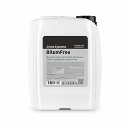 Shine Systems BitumFree - деликатный очиститель битумных пятен и дорожных реагентов, 5 л