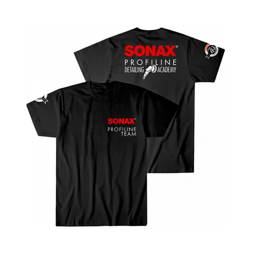 Sonax PROFILINE DETAILING ACADEMY - Футболка черная, размер M, SX BLACKM - 1