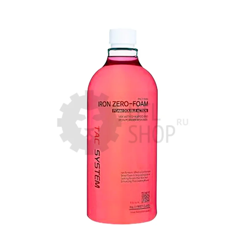 TACSYSTEM IRON ZERO-FOAM - Бесконтактный шампунь с удалением металлических вкраплений, 1 л
