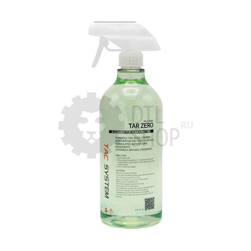 TACSYSTEM TAR ZERO - Экологически чистый очиститель битума и клея, 1 л