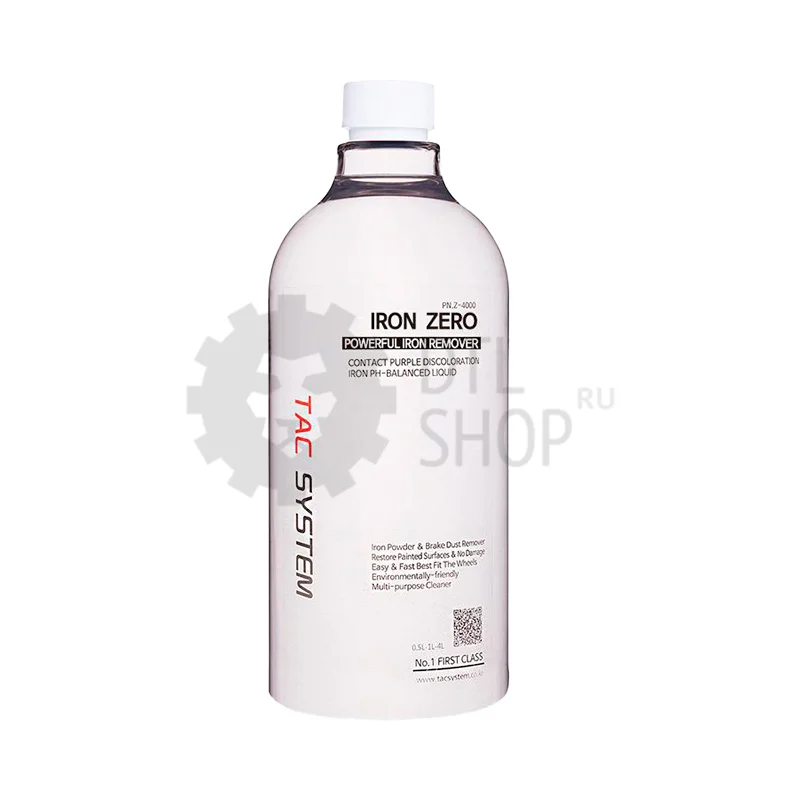 TACSYSTEM IRON ZERO - Нейтральный очиститель металлических вкраплений, 1 л