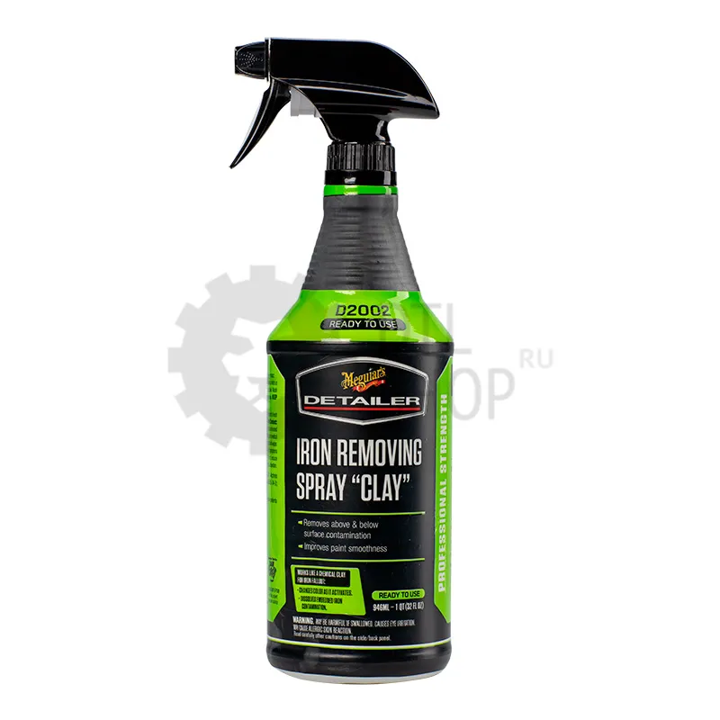 Meguiar's Iron Removing Spray “Clay” - Распыл. «глина» для удаления железосодер. загряз-й, 946 мл - 1