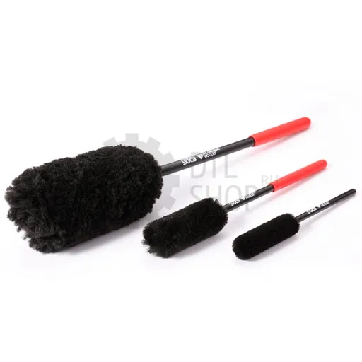 SGCB Wool Stick - Набор щеток из меха для мойки дисков, 3 шт - 1