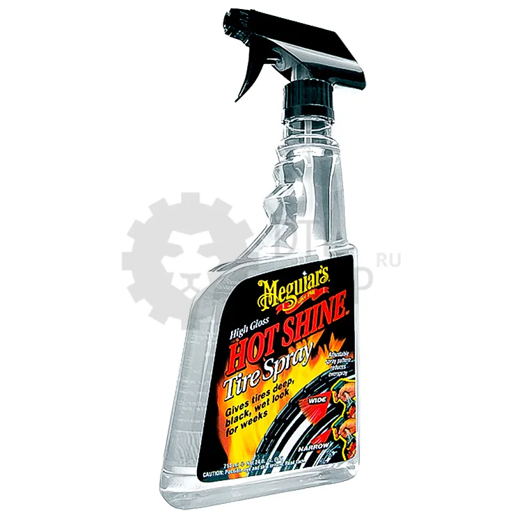 Meguiar's Hot Shine Tire Spray - Полироль-спрей для шин, триггер 710 мл