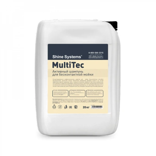 Shine Systems MultiTec - активный шампунь для бесконтактной мойки, 20 кг - 1