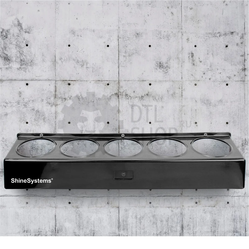 Shine Systems Bottle Shelf - пластиковая полка с отверстиями под бутылки, 53*10*10см - 3