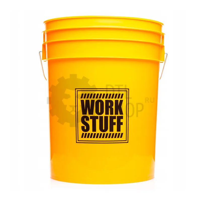 Work Stuff Ведро для мойки авто, 20 л, желтое - 1