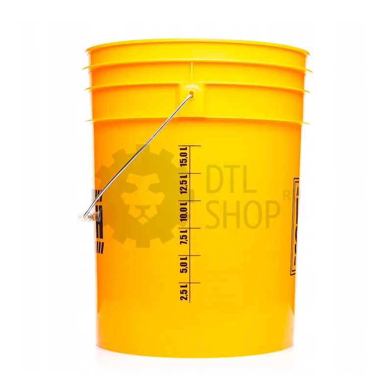 Work Stuff Ведро для мойки авто, 20 л, желтое - 2