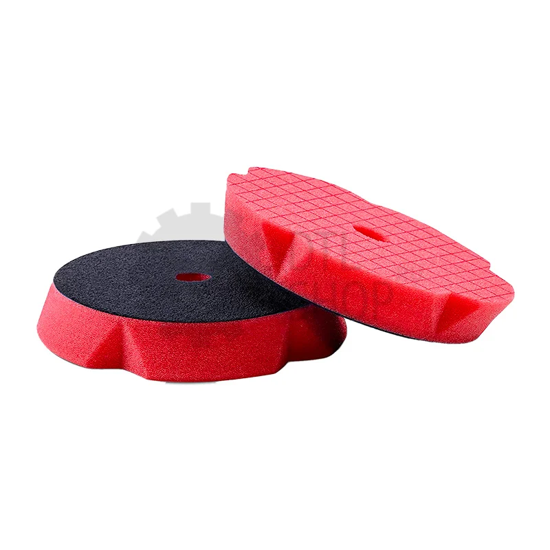 Scholl Concepts NINJA Cutting Pad - Полировальный круг, красный, 140 мм