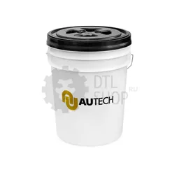 AuTech Ведро для мойки автомобиля с крышкой и пескоотделителем (сепаратором)