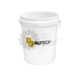 AuTech Ведро для мойки автомобиля с пескоотделителем (сепаратором), белое