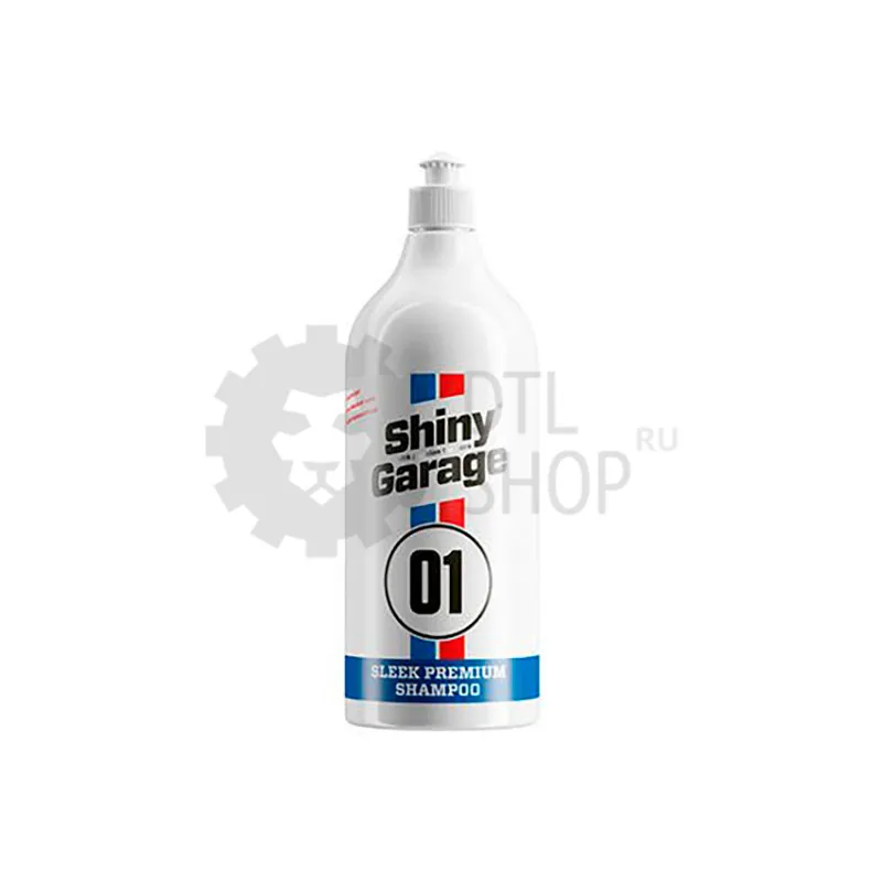 Shiny Garage Sleek Premium Shampoo - Шампунь для ручной мойки автомобиля, 1 л - 1