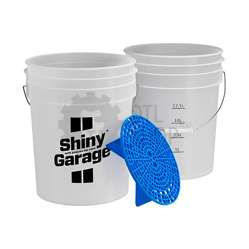 Shiny Garage Ведро с синим грязеуловителем, 20 л - 1