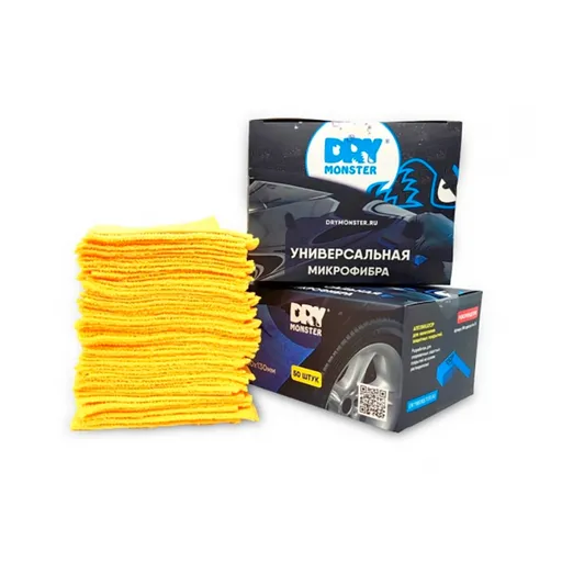 Dry Monster Microfaber box - Микрофибровая салфетка для нанесения составов, 10х13 см - 1