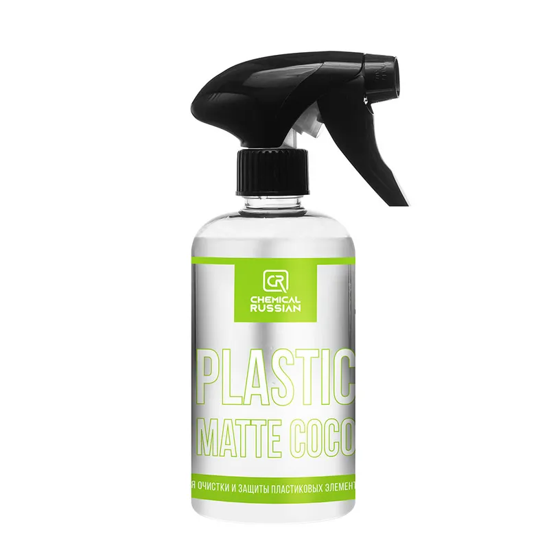 Chemical Russian Plastic Matte COCO - полироль для очистки и защиты пластиковых элементов интерьера, 500 мл - 1